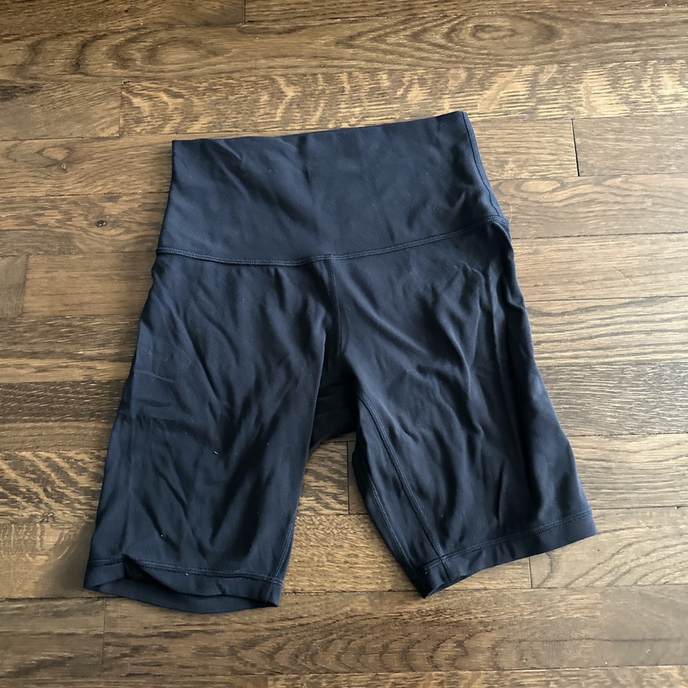 Lululemon Athletica Black Bike Shorts High-Waisted Performance